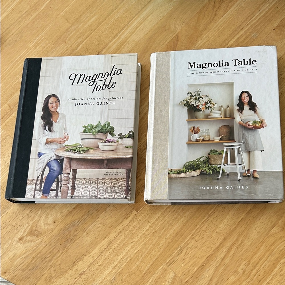 Magnolia Table Cookbooks Volume 1 and 2